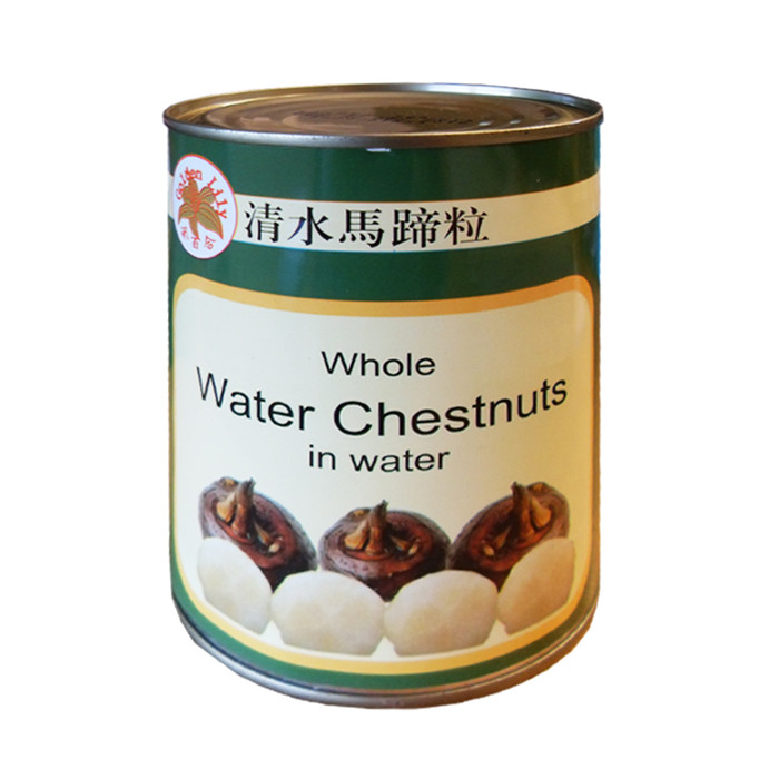 canned water chestnut in brine