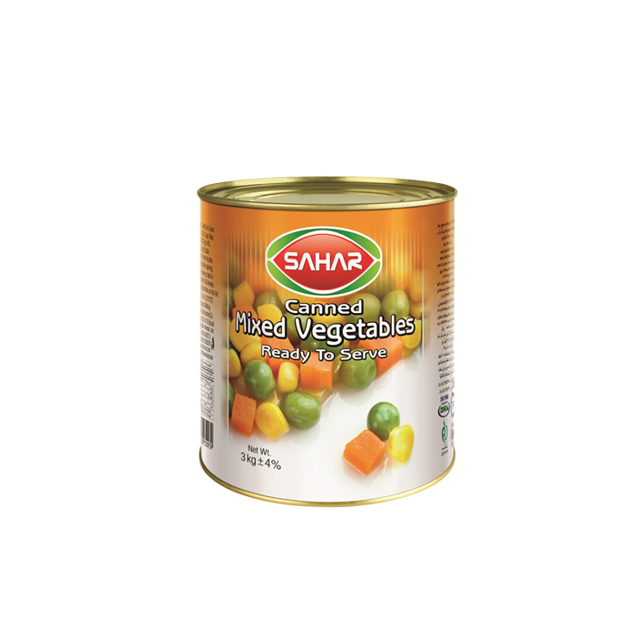 3000g Canned Mixed Vegetables 3000g Canned Mixed Vegetables